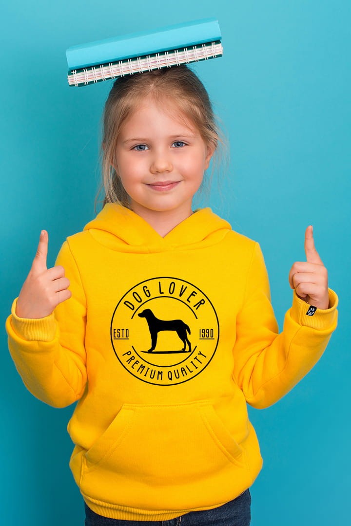 Detská mikina s kapucňou Dog Lover