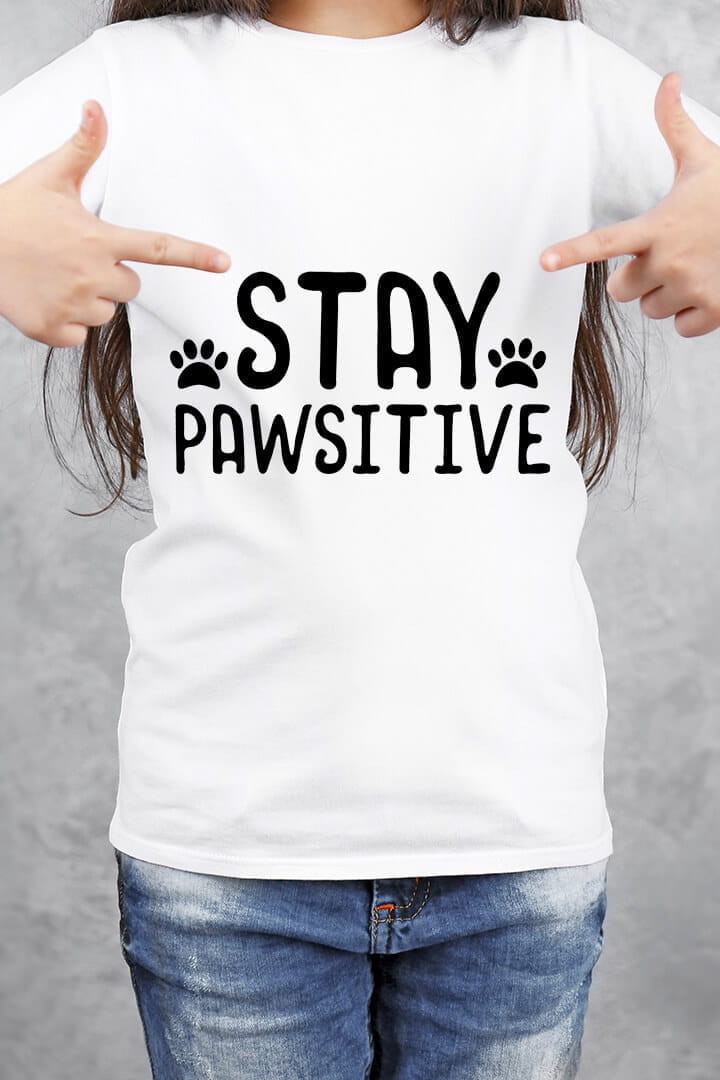 Detské tričko Stay Pawsitive