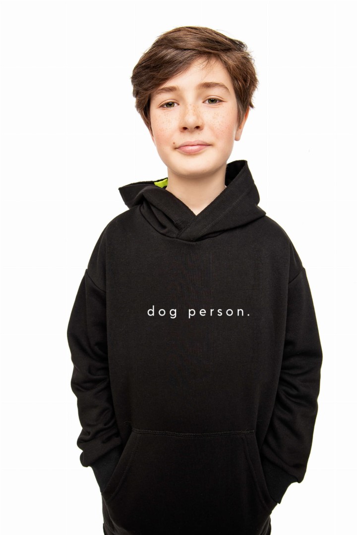Detská mikina s kapucňou Dog Person