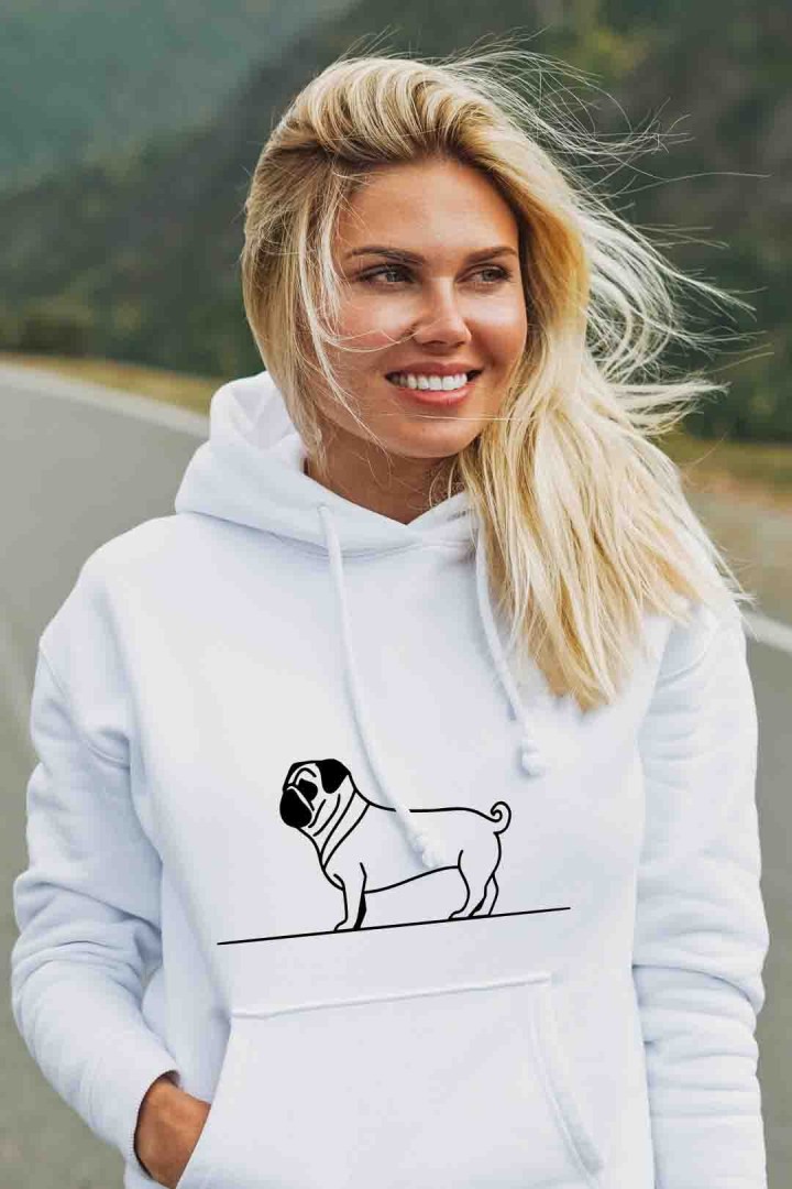 Mikina s mopmi pre psiu mamu